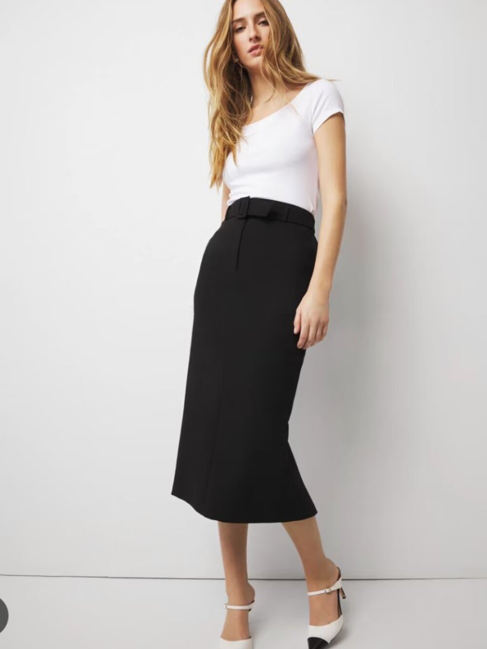 White House Black Market Trouser Column Skirt 2P